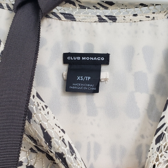 Club monaco silk midi dress - Picture 2 of 6